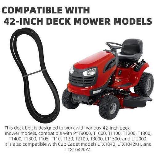 ABKO-2 Pack 954-04060C Mower Deck Belt, For Troy Bilt Lawn