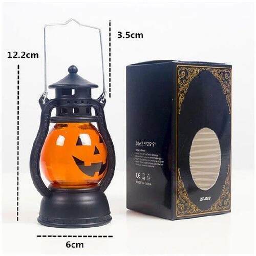 EMS 100Pcs Halloween Party Light Pumpkin Lantern Oil Lamp