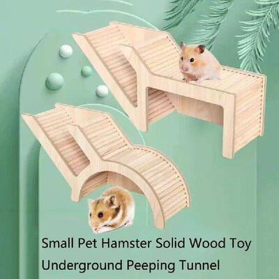 Wood Hamster Hideaway Toy Wooden Hamster House with
