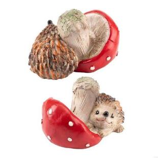 E8BD Garden Decors Resin Squirrels Statue Outdoor