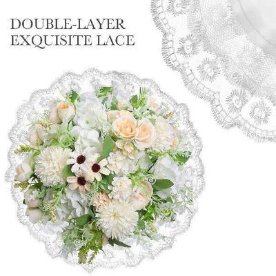 Hemisphere Lace Holder 15cm White Bridal Bouquet Supplies