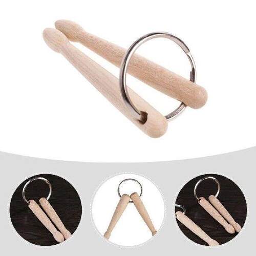 Ornament Drumstick Keychain Child Rings Musical Instruments