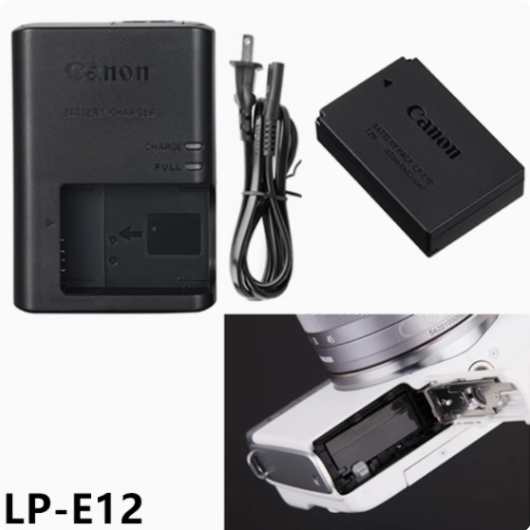佳能EOS M M2 M10 M50 M100 M200 100D微单相机LP-E12电池/充电器