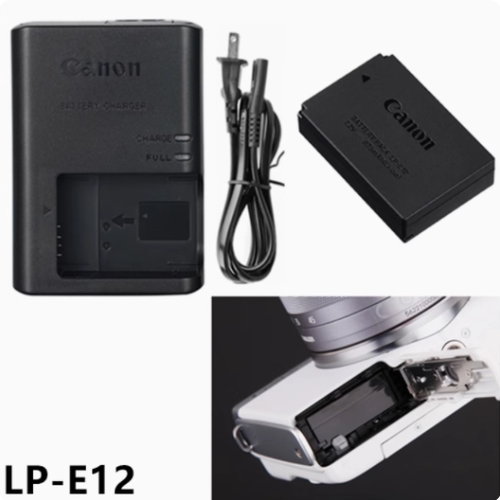 佳能EOS M M2 M10 M50 M100 M200 100D微单相机LP-E12电池/充电器