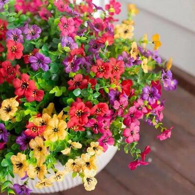 Silk Flowers for Home Decoration Home Garden Decoration