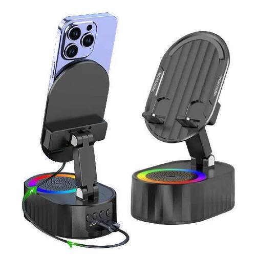 Cellphone Stand with Powerbank Bluetooth-Compatible Speaker