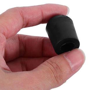 2pcs Double Bass Endpin Stopper Rubber Anti-slip Black Tips