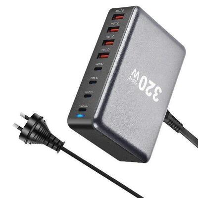 Desktop Charging Station 320W 8 Ports Laptop Charger for