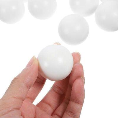12Pcs 32mm Desktop Foosball Table Parts White Glossy Balls