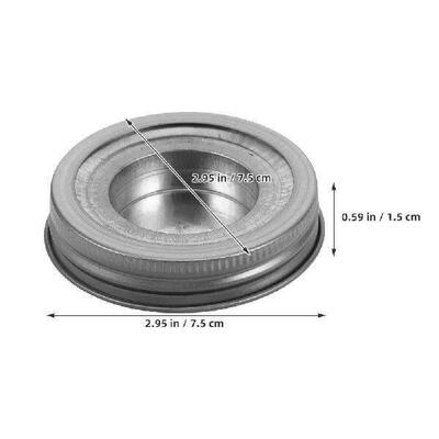 Jar Cover Canning Lid Holder Regular Lids Insert Tea Lights
