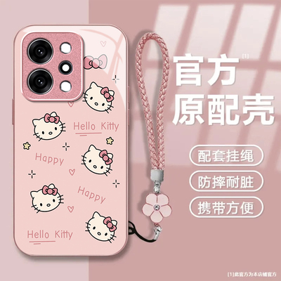 可爱kt猫适用OPPOReno14Pro手机壳opporeno13/12/11新款10/9/8Pro+玻璃7/4seoppo5k硬3/6Pro5g防摔opporeno2z