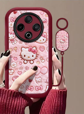 可爱kt猫适用vivoY500手机壳y300/y200/y100i新款y97高级y93/y76/y74/y52/y51sy78/y77t防摔y50/y37mpro+5gGT