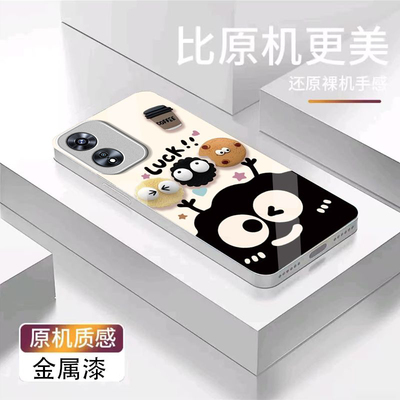 咖啡煤球适用OPPOA97手机壳oppoa96/95玻璃a93/92s新款a91/72n外壳58/56/55硬壳36/32/5高级11/9/2x液态a3/1i