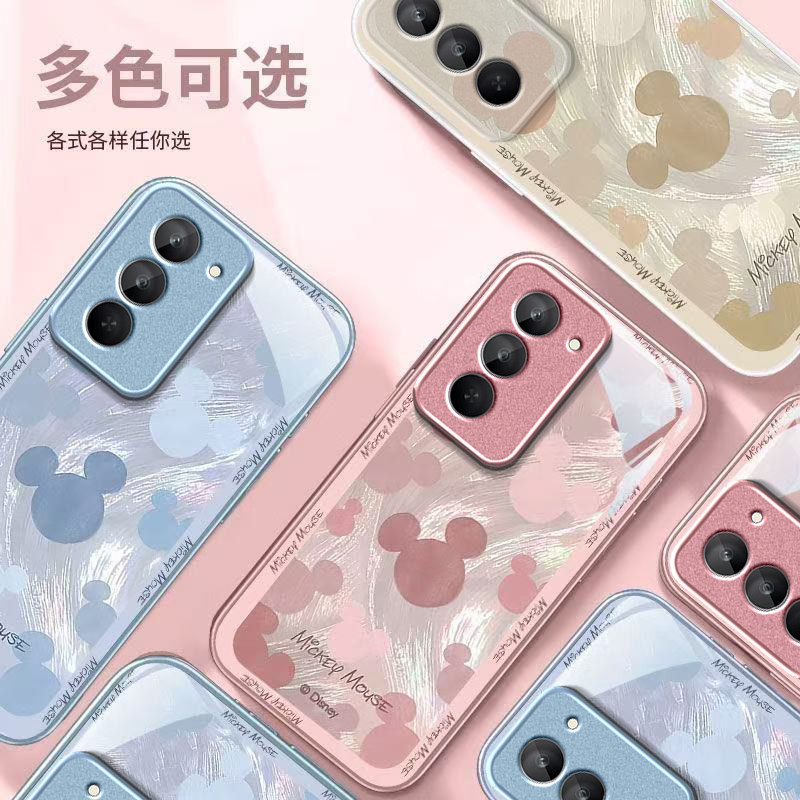 羽纱米奇适用红米Note15R手机壳红米Note14/13/12pro+新款12/11r玻璃note10/9高级5g防摔11se硬壳turbo3/4Pro