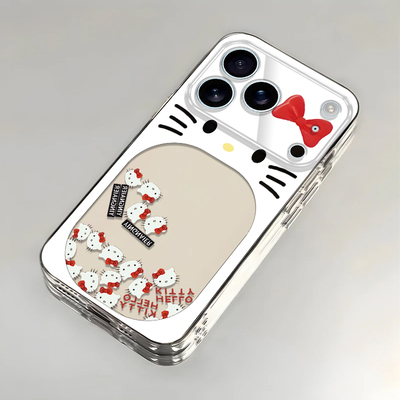 大嘴巴kt猫适用苹果17promax手机壳iPhone16/15pro新款14女13全包防摔12pro软壳11透明xr高级感ip6s/7/8plus