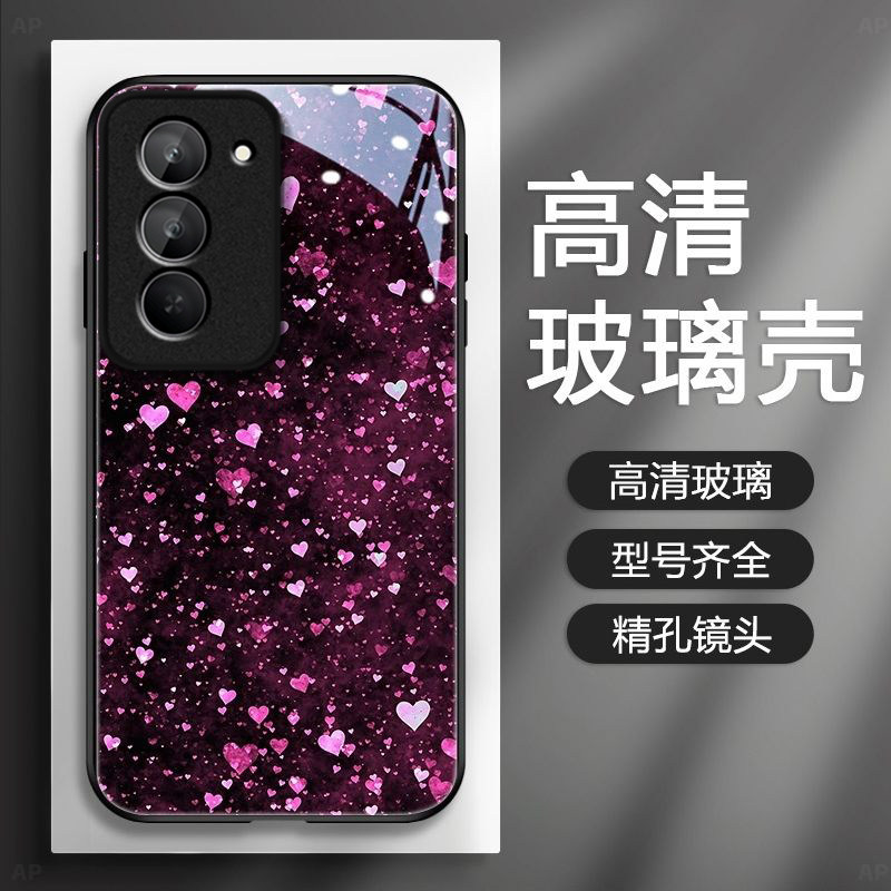 满屏樱花适用红米Note15R手机壳红米Note14/13/12pro+新款12/11r玻璃note10/9高级5g防摔11se硬壳turbo3/4Pro