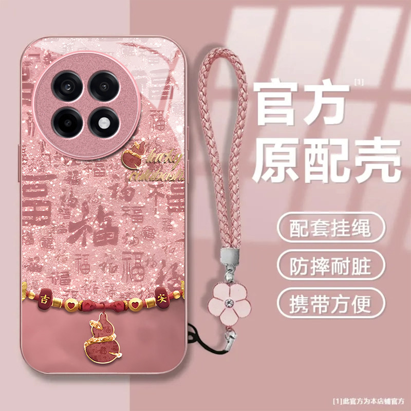 百福葫芦适用一加Turbo6V手机壳一加Ace玻璃一加ace5pro至尊新款一加ace3v/2v高级13t/12/11r一加10/9pro硬8t