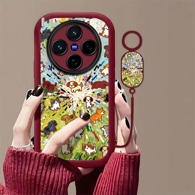 爆炸猫狗适用vivoX300Pro手机壳vivox200/x100ultra新款x90s/x80pro+高级x50x30防摔x27软壳x60/x70t套xNote,3C数码配件,手机保护套/壳,淘宝优惠券,粉丝福利购,淘宝优惠卷