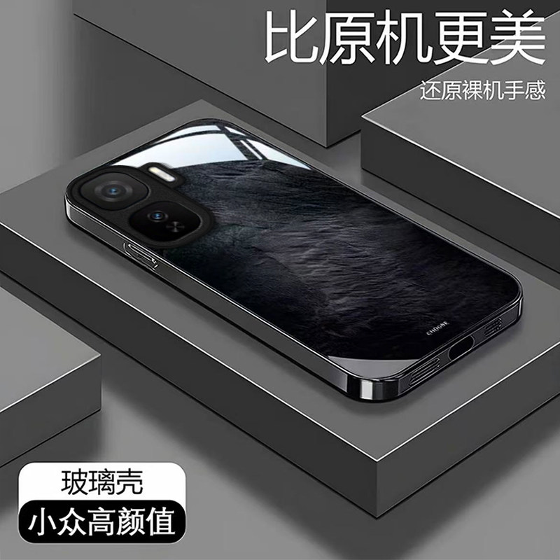 大理石纹适用iQOONeo11手机壳iqooneo10pro+/9spro/855竞速版新款iqooneo8/7/6se玻璃硬壳iqooneo5高级感neo3