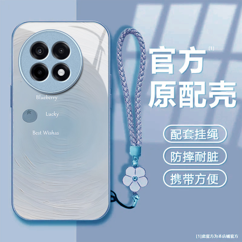 幸运蓝莓适用一加Turbo6V手机壳一加Ace玻璃一加ace5pro至尊新款一加ace3v/2v高级13t/12/11r一加10/9pro硬8t