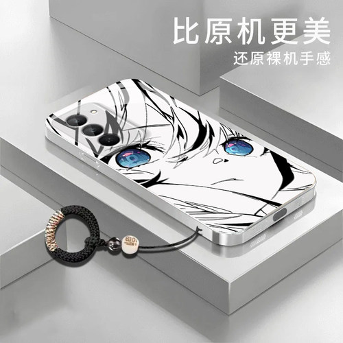 初音未来适用红米Note15R手机壳红米Note14/13/12pro+新款12/11r玻璃note10/9高级5g防摔11se硬壳turbo3/4Pro
