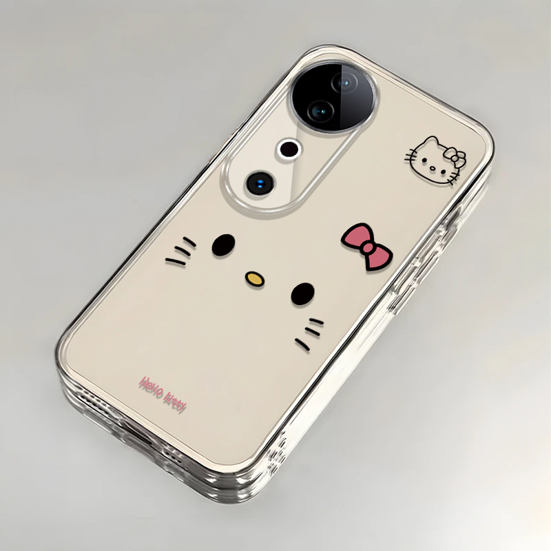 可爱kt猫适用vivoS19手机壳新款V2364A防摔镜头全包男女挂绳创意透明保护套高级感时尚软壳个性网红同款情侣