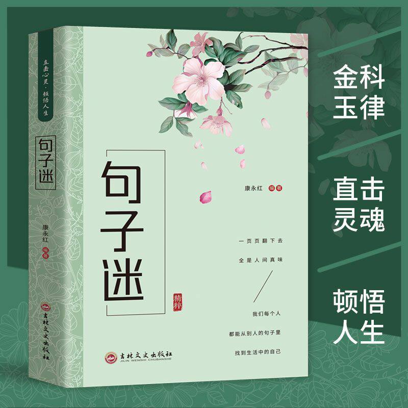 句子迷正版名言佳句青春美文美句励志短句优美作文写作素材书籍