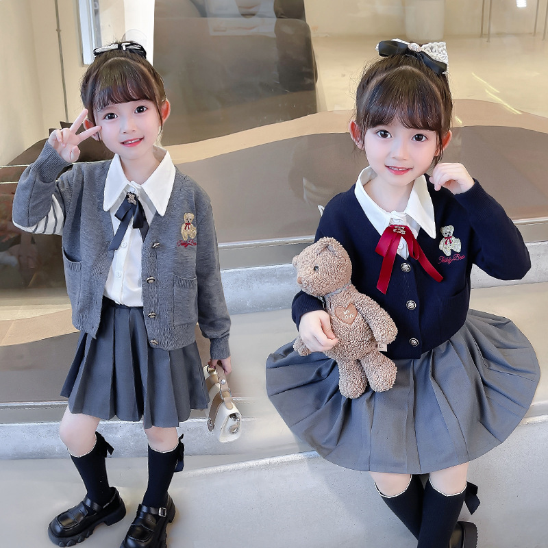 巴拉妮琪balaniqi女童JK三件套冬
