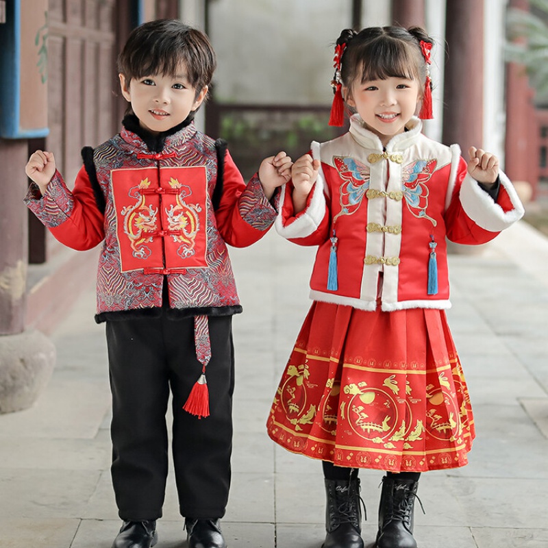 汉服加厚拜年服巴拉妮琪balaniqi