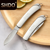 膳大皇德国不锈钢折叠水果刀便携家用户外随身小刀锋利高硬度刀子