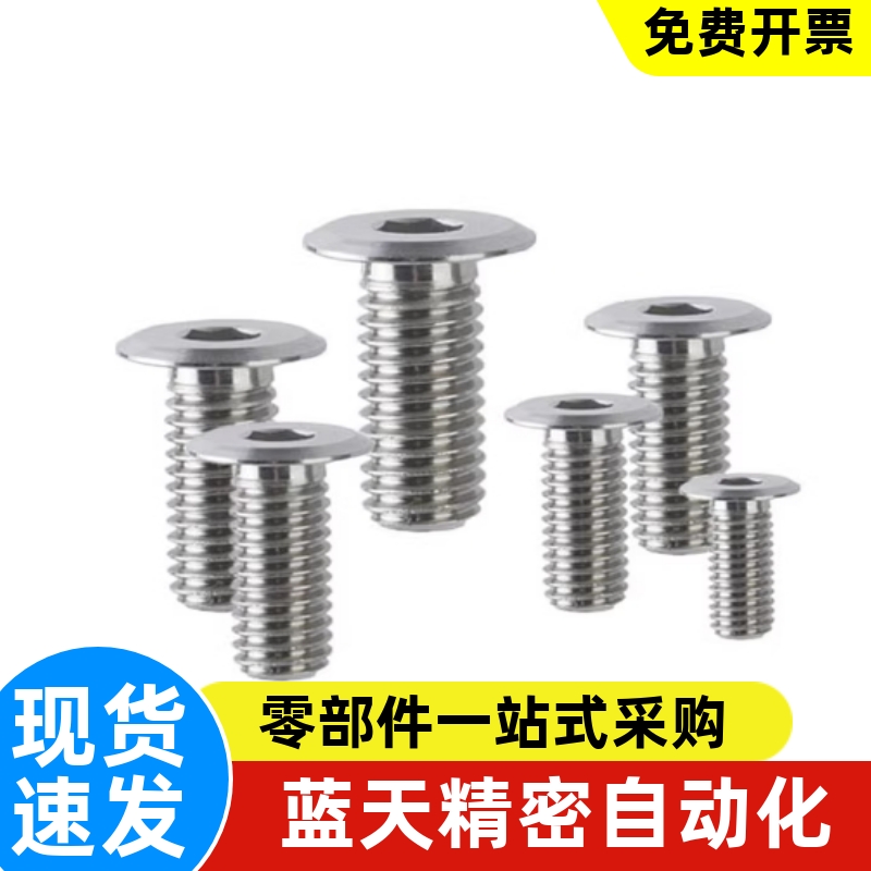 CBSTSR2 2.5 3 4 5 6 5 6 8 10 12 16 20 25超短头内六角螺栓螺丝