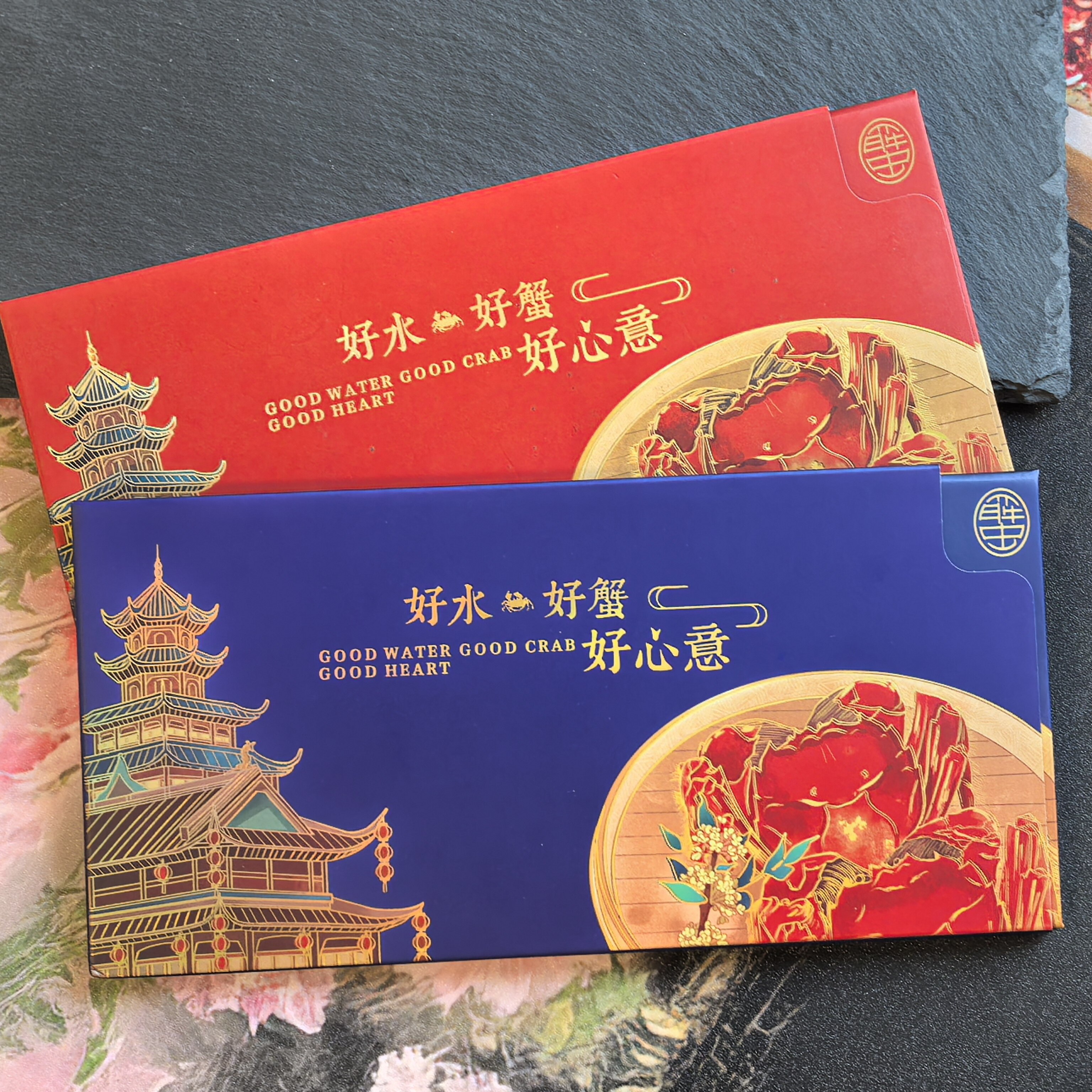 金澄蟹韵 大闸蟹礼券提货卡蟹券蟹卡 公蟹3.5两 母蟹2.5两