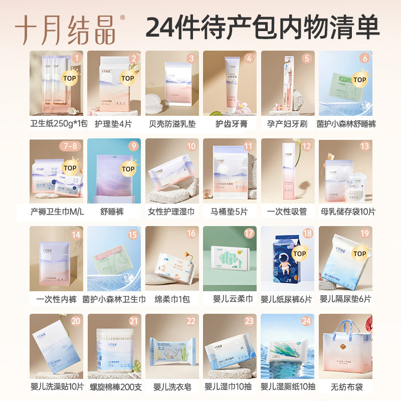 十月结晶24件产妇入院待产包