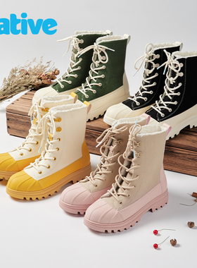 Native秋冬Jimmy高帮猎鸭靴加绒户外徒步登山休闲鞋