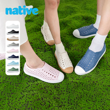 【native亲子洞洞鞋】经典男女沙滩鞋儿童凉鞋超轻材质溯溪雨鞋