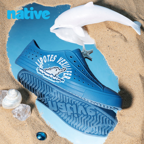 native濒危动物系列洞洞鞋