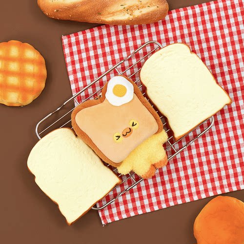 新款毛绒玩具仿真面包公仔