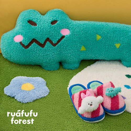 软芙芙ruafufu长条型抱枕珍珠绒