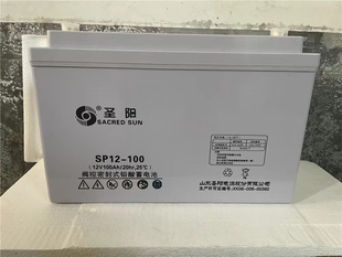 EPS机房直流屏应急用 圣阳12V100AH免维护铅酸SP12 100蓄电池UPS