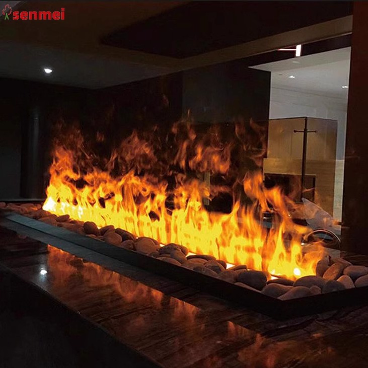 senmei欧式装饰3d雾化仿真壁炉
