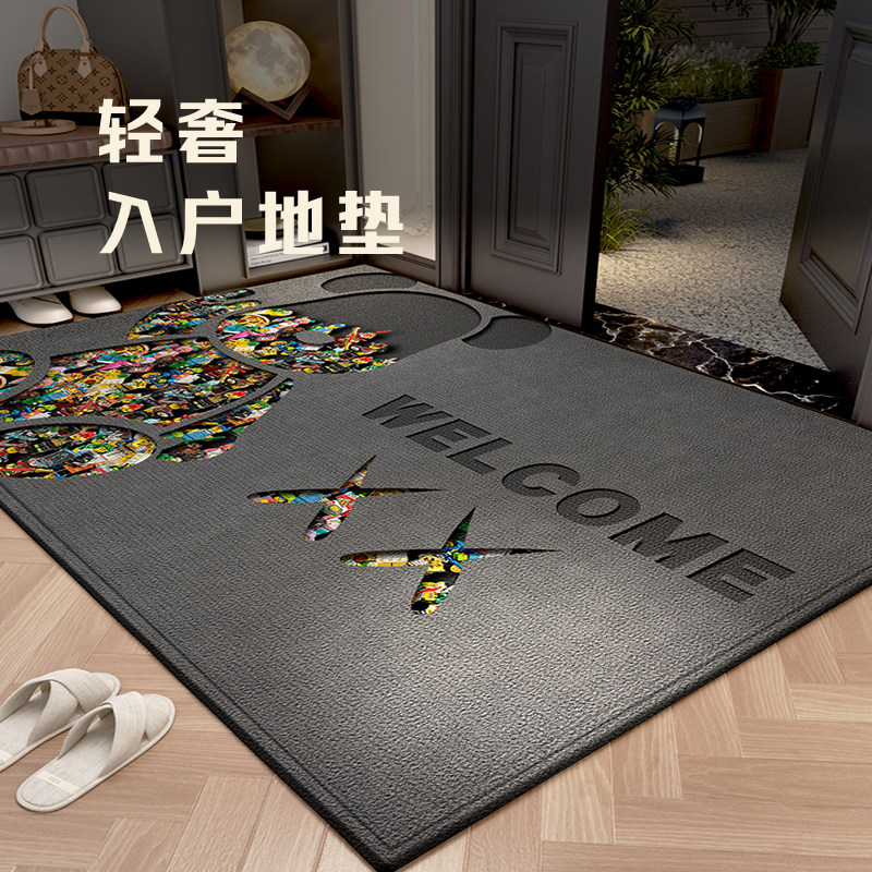 轻奢高级感入户门地垫耐脏门垫进门加厚耐磨防滑家用玄关脚垫定制