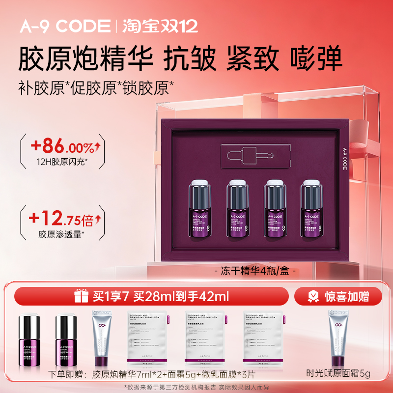 A9CODE奇迹胶原轻龄冻干精华液