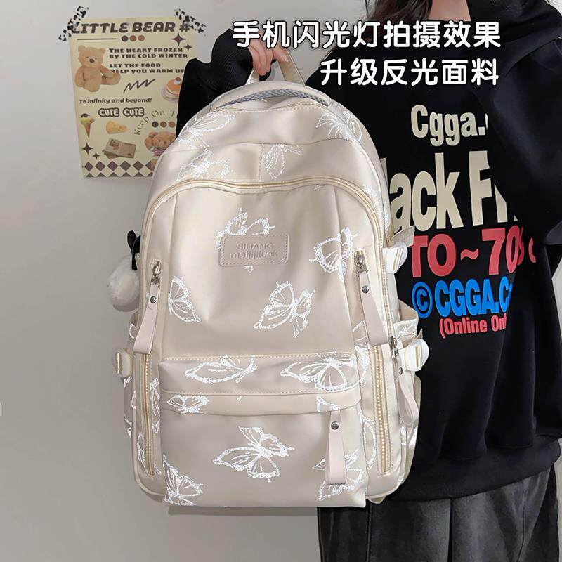 蝴蝶ins小众设计电脑背包