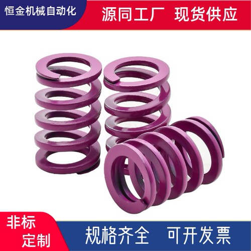 耐高温高强度扁模具配件矩形弹簧