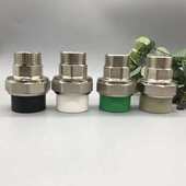 PPR接头40 PPR外丝铜活接 PPR活接 铜活接