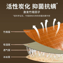 九竹堂凉席竹席夏季草席双面冬夏两用冰丝夏天藤席子学生宿舍单人