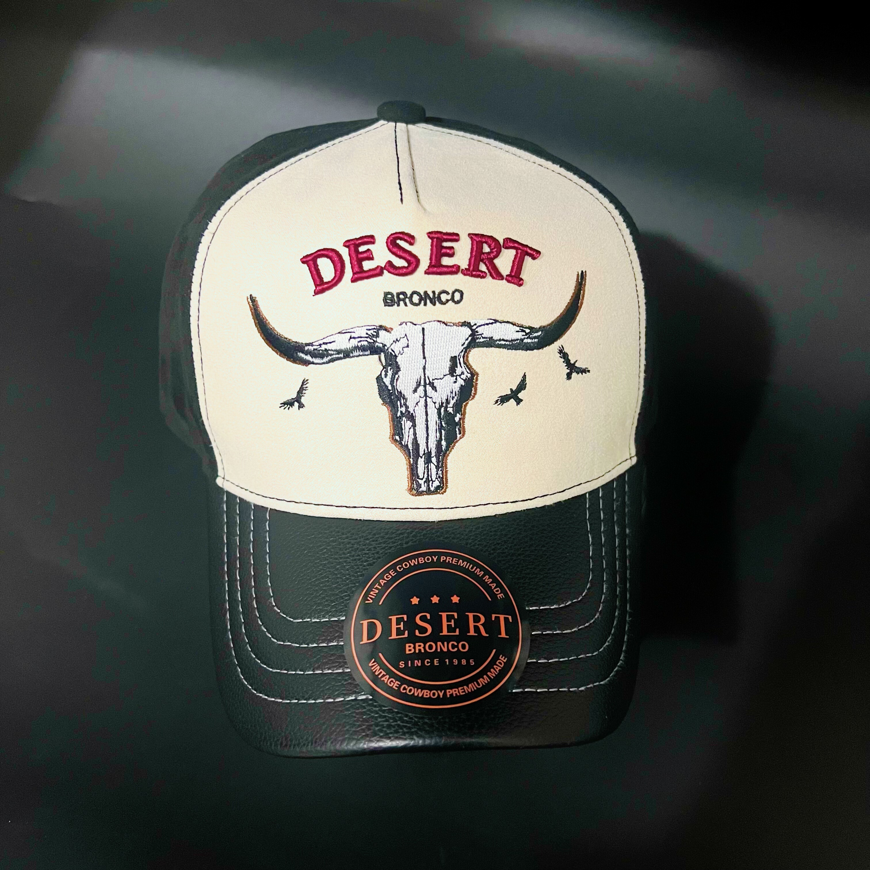 牛角飞鹰Desert Bronco刺绣卡车司机帽子加深加大百搭美式复古帽