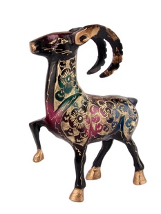 仿古铜生肖羊摆设铜小厂 销巴基斯坦铜器手工艺品动物铜羊摆件中式