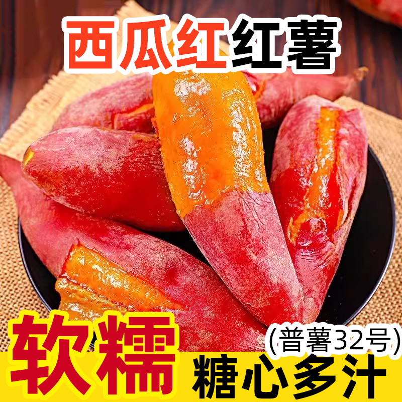 西瓜红红薯烤红薯蒸红薯