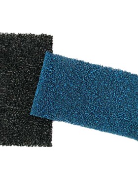 工厂现货活性炭过滤海绵孔1米*2米*10mm3L0ppi中片材过滤海绵黑色